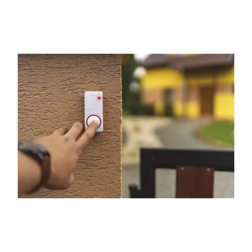 SADA Bezdrátový zvonek do zásuvky + 2x tlačítko 230V IP44